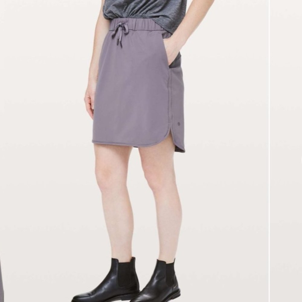 Lululemon Purple/Lavender On The Fly Mini Skirt Size 8